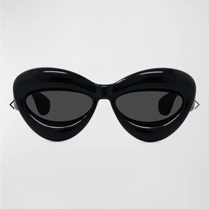 Loewe
Inflated Injection Plastic Cat-Eye Sunglasses